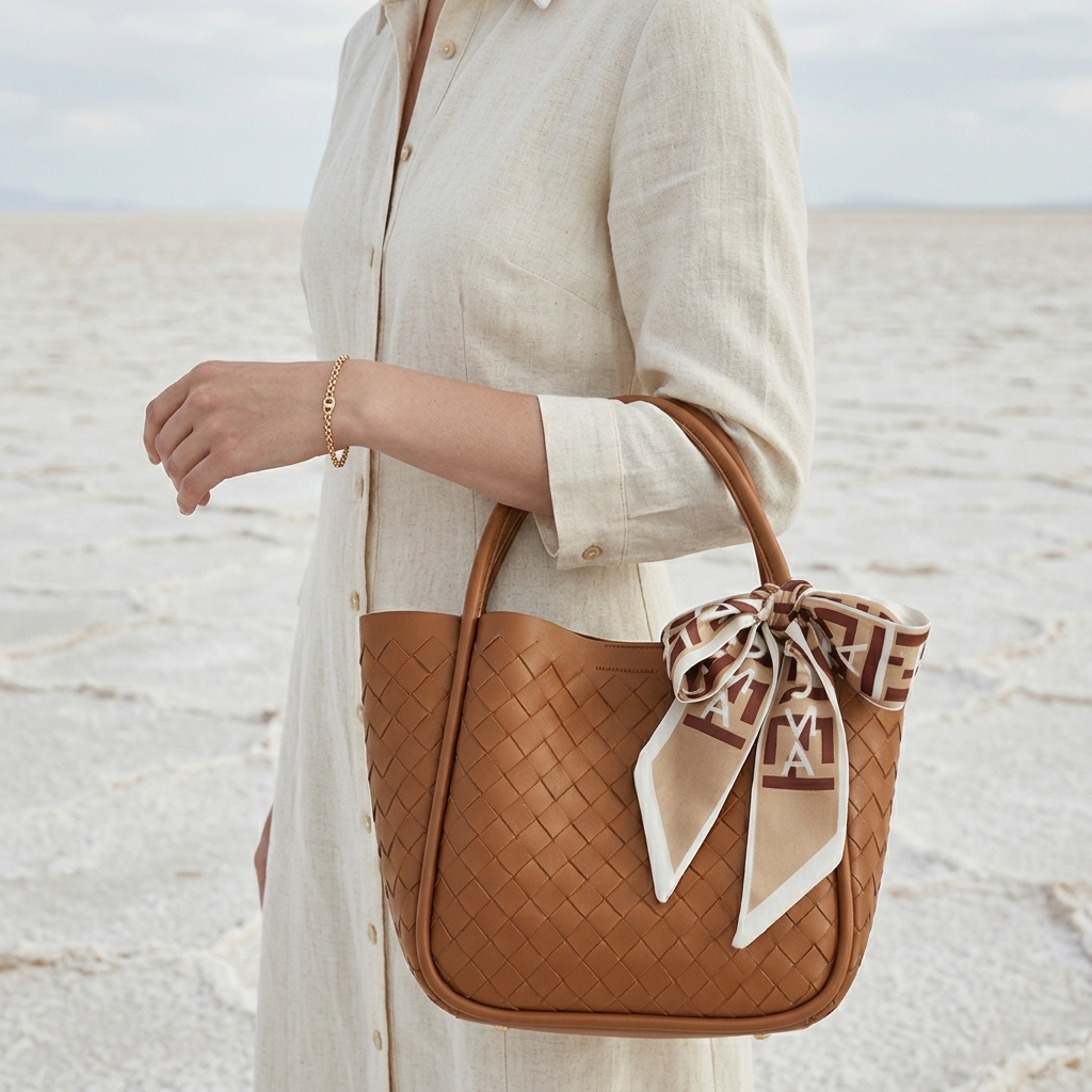 Le Petite Shopper Bag in Pure Leather