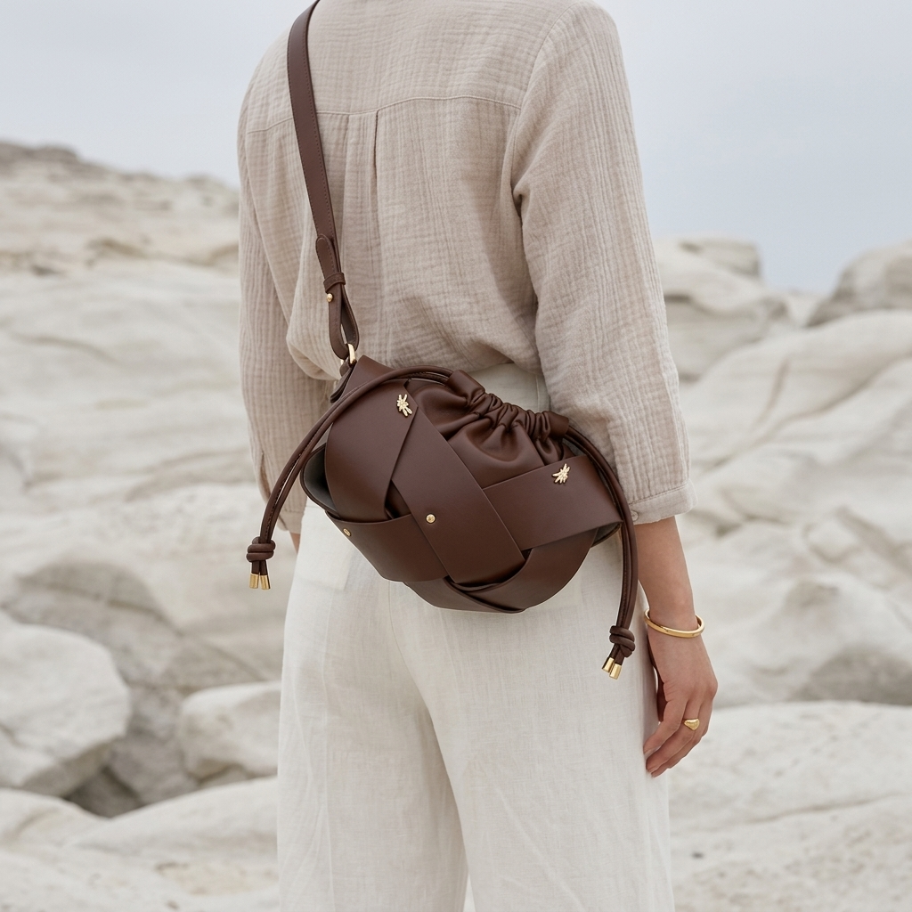 Aurea Knot Bag in Vegan Leather