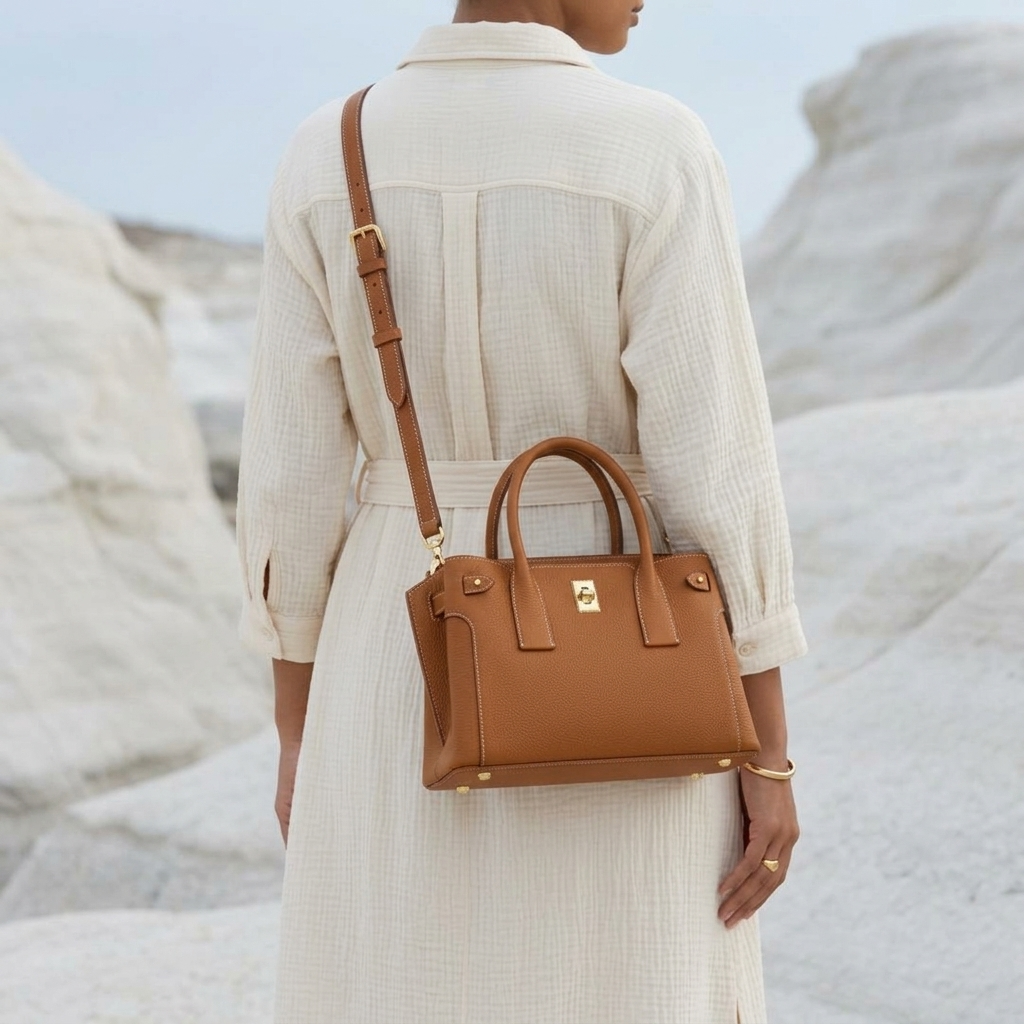 Monica Bag in Pure Leather