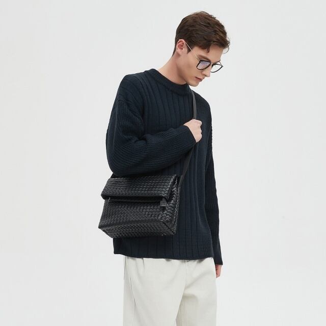 Ravello Foldover Weave Crossbody