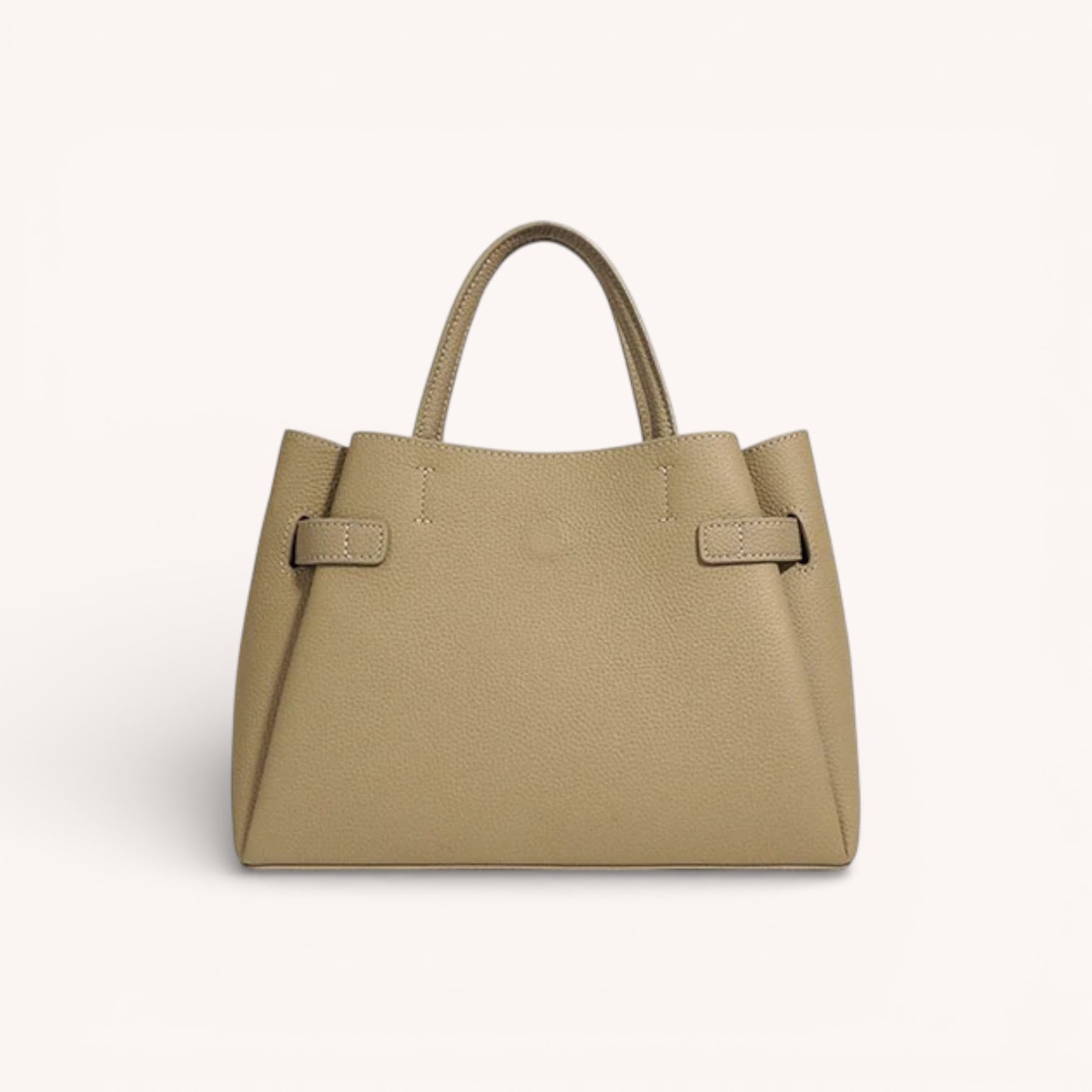 Valen Structured Tote in Pure Leather