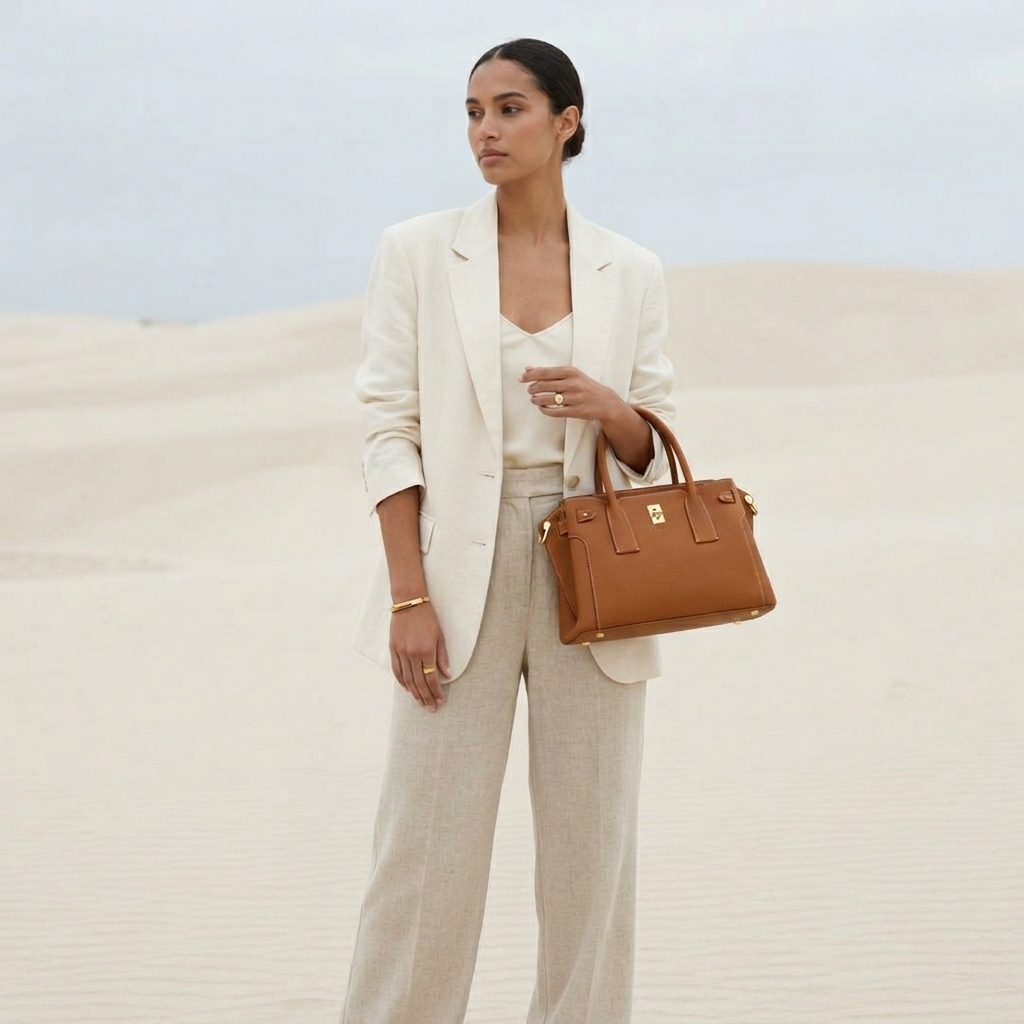 Monica Bag in Pure Leather