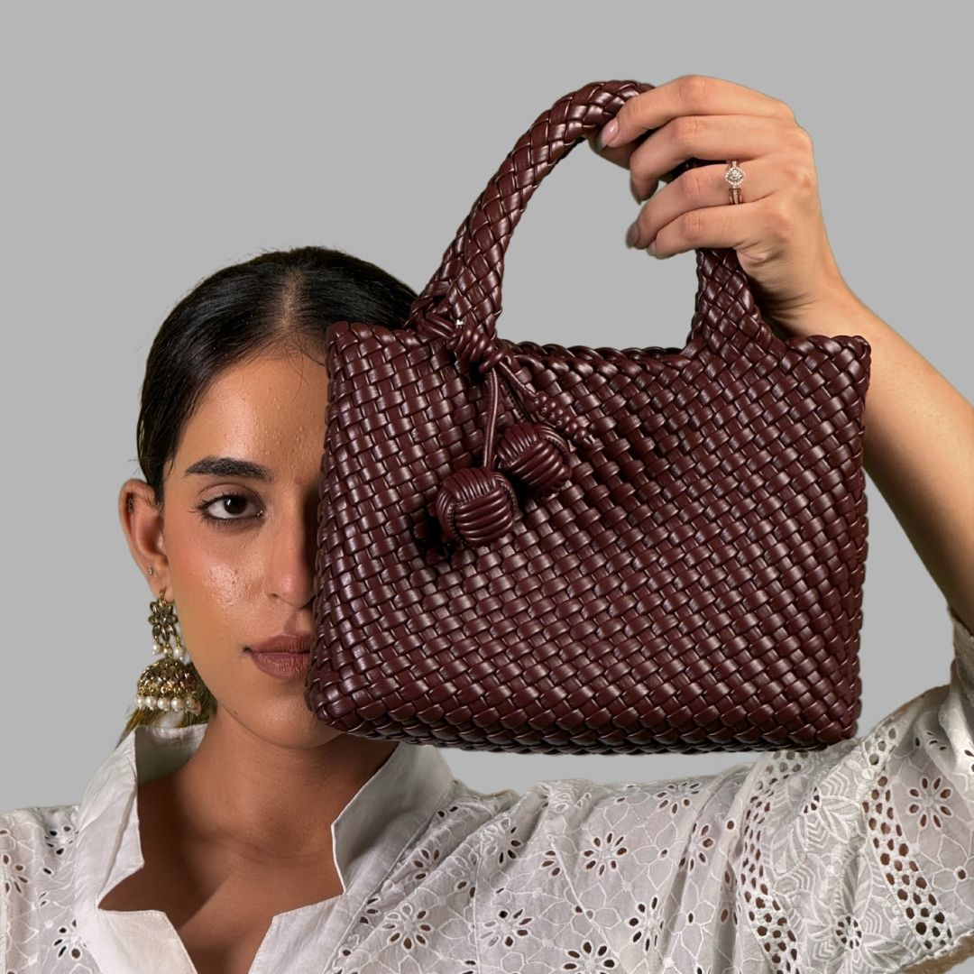 Nivira Vegan Leather Bag – Inspired by Dilwara Temples