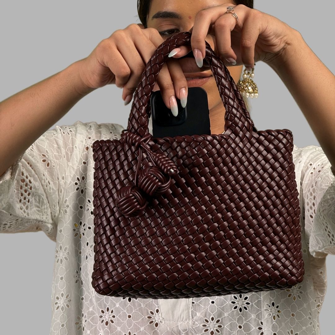 Nivira Vegan Leather Bag – Inspired by Dilwara Temples
