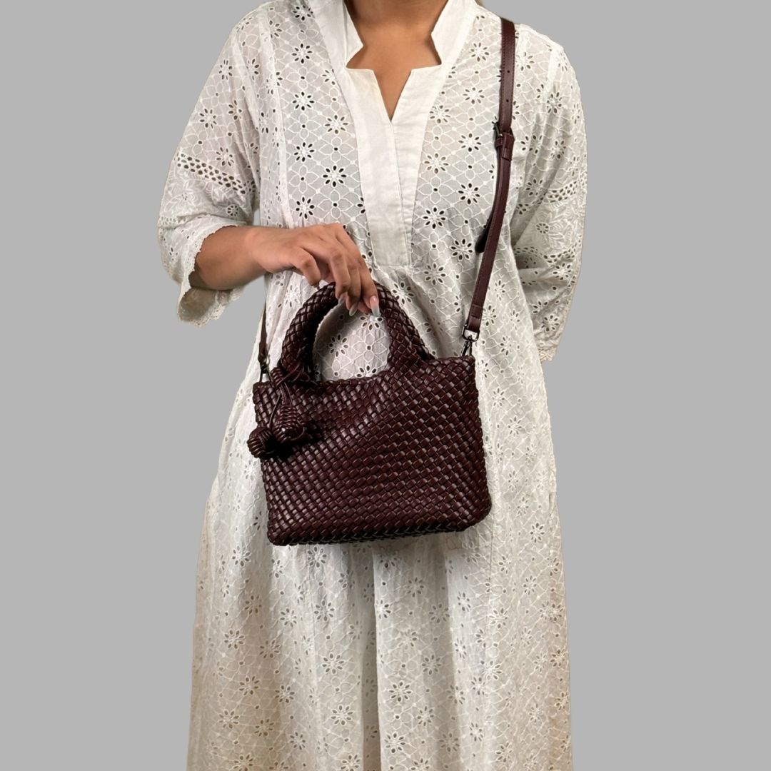 Nivira Vegan Leather Bag – Inspired by Dilwara Temples