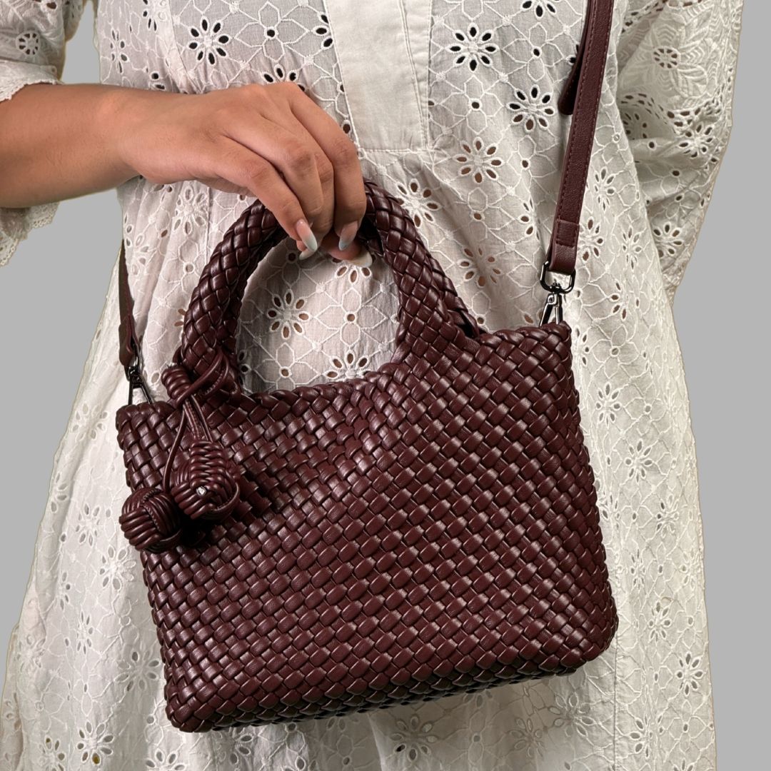 Nivira Vegan Leather Bag – Inspired by Dilwara Temples