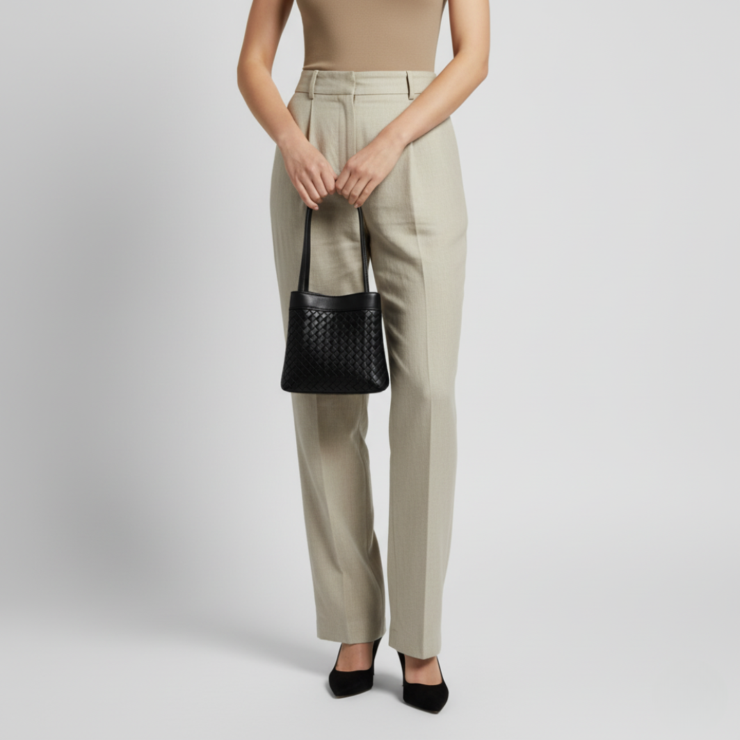 Luna Nocturne Leather Handbag