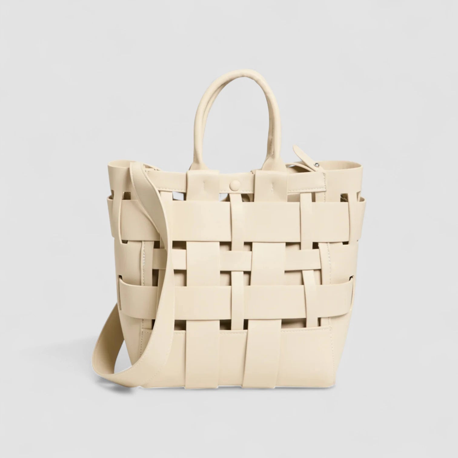 Yiva Weave Handbag in Vegan Leather