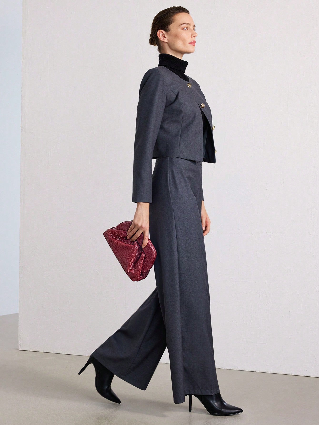 Solara clutch in Vegan Leather