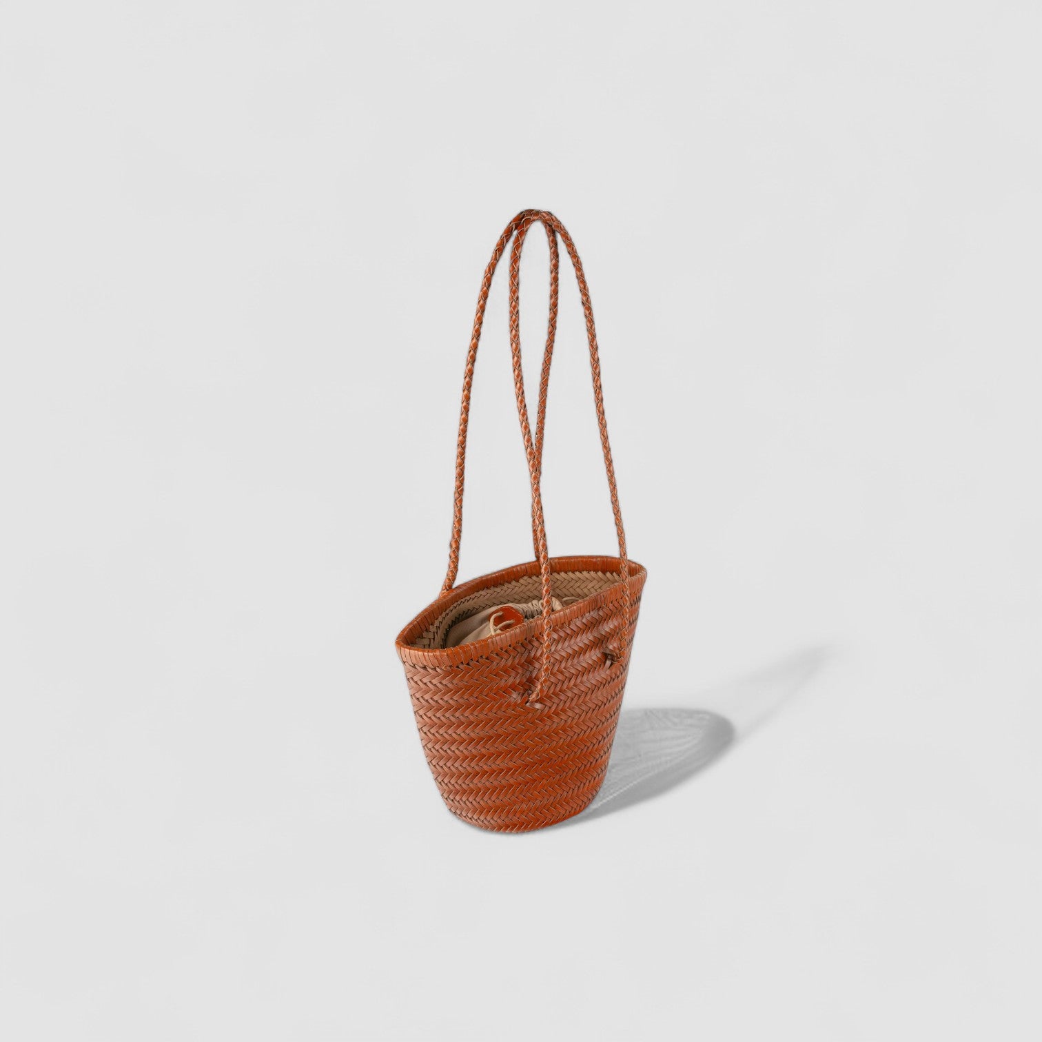 The Aranya Basket in Pure Leather