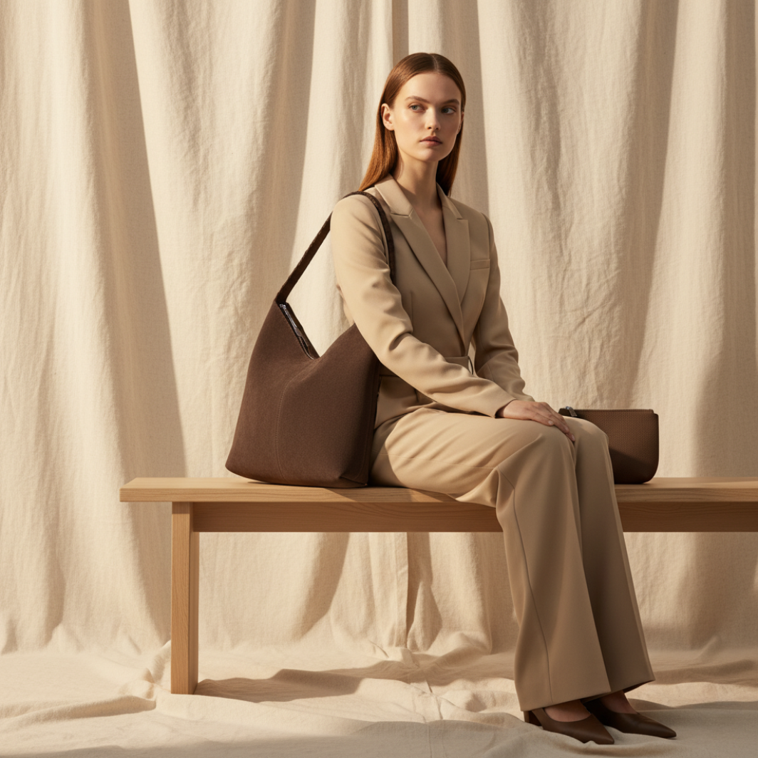 Arista Braided Tote in Pure Leather