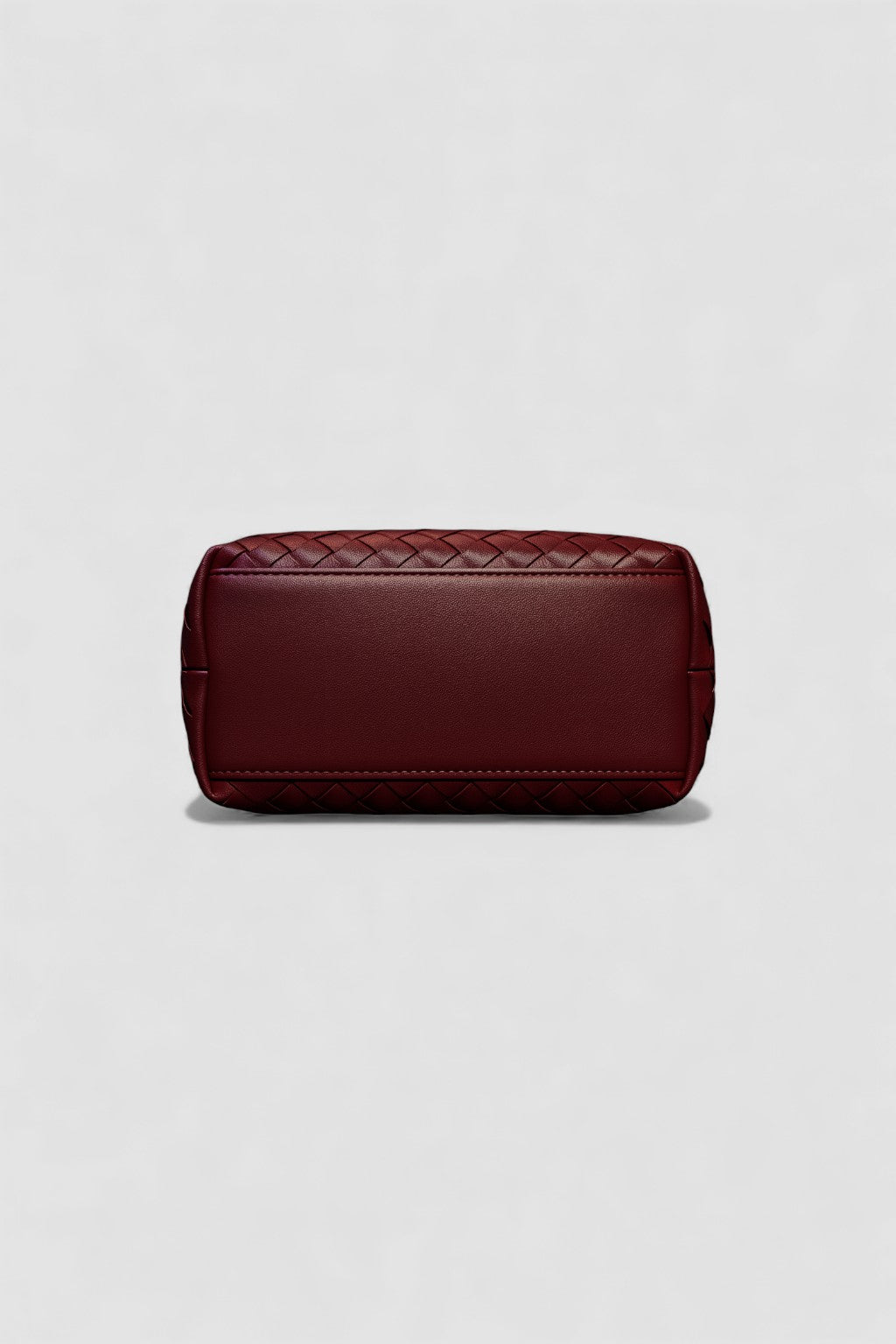 Crimson Woven Mini Satchel