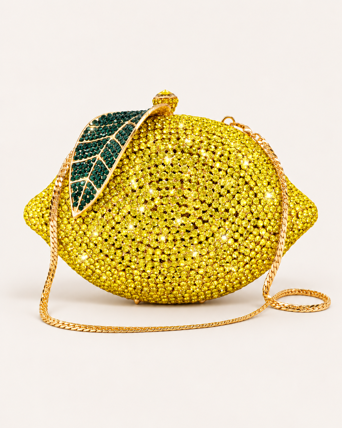 Le Citron — Jeweled Lemon Clutch