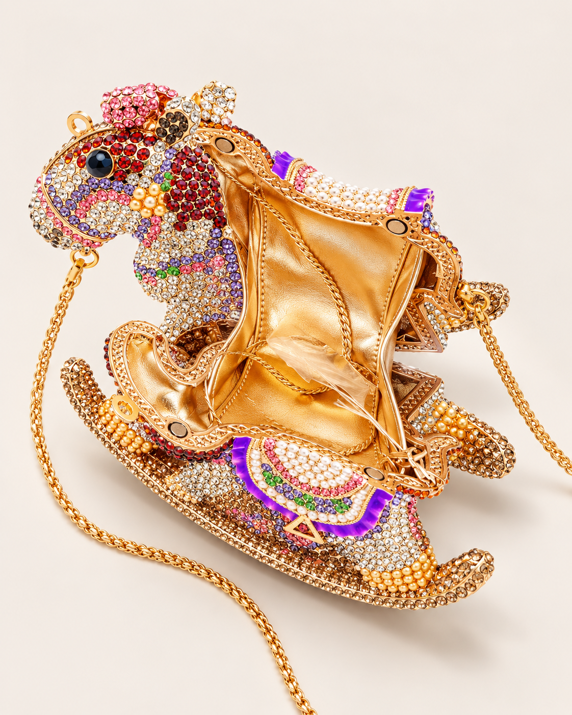 Le Carrousel — Jeweled Rocking Horse Minaudière