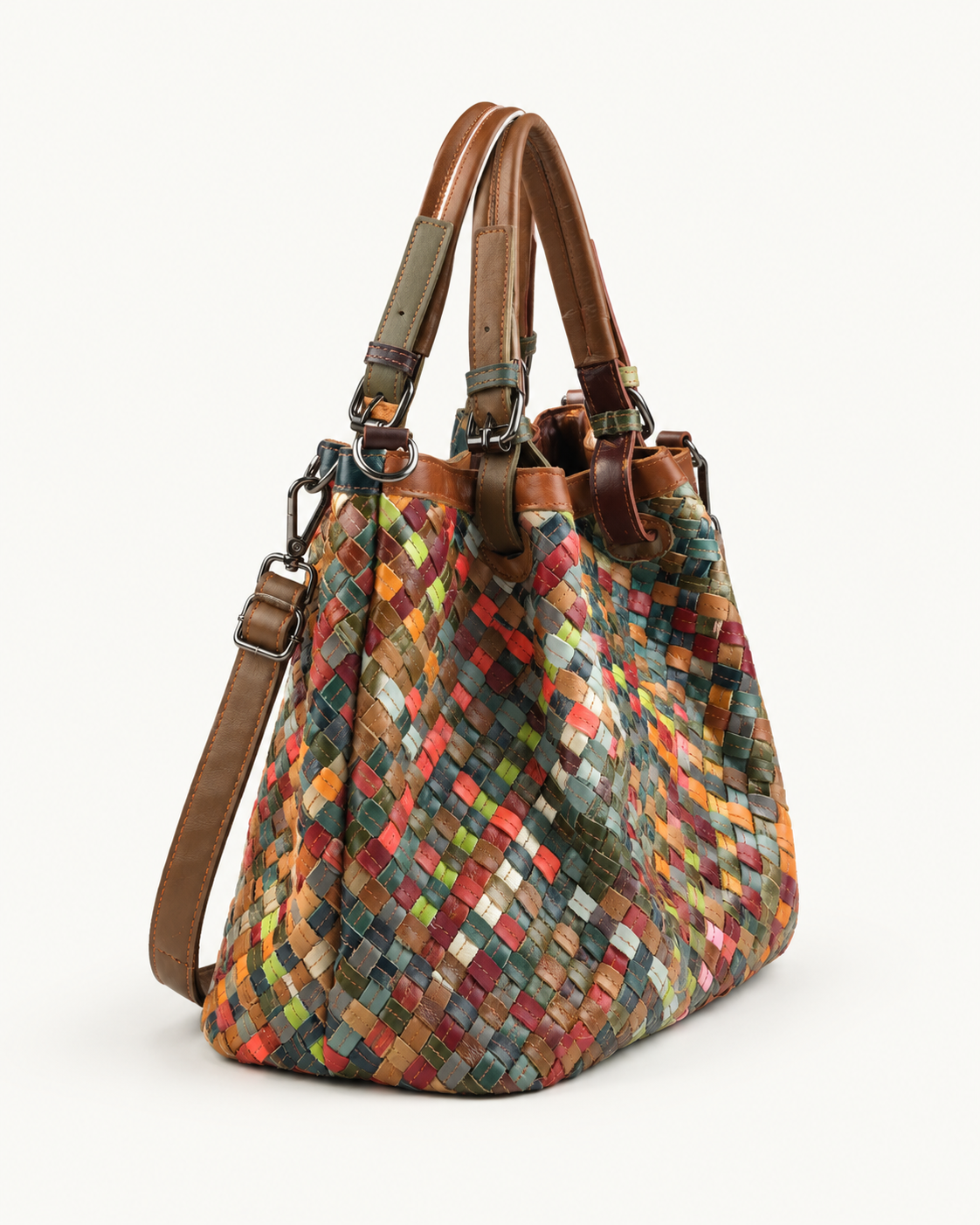 Mosaic Weave Tote