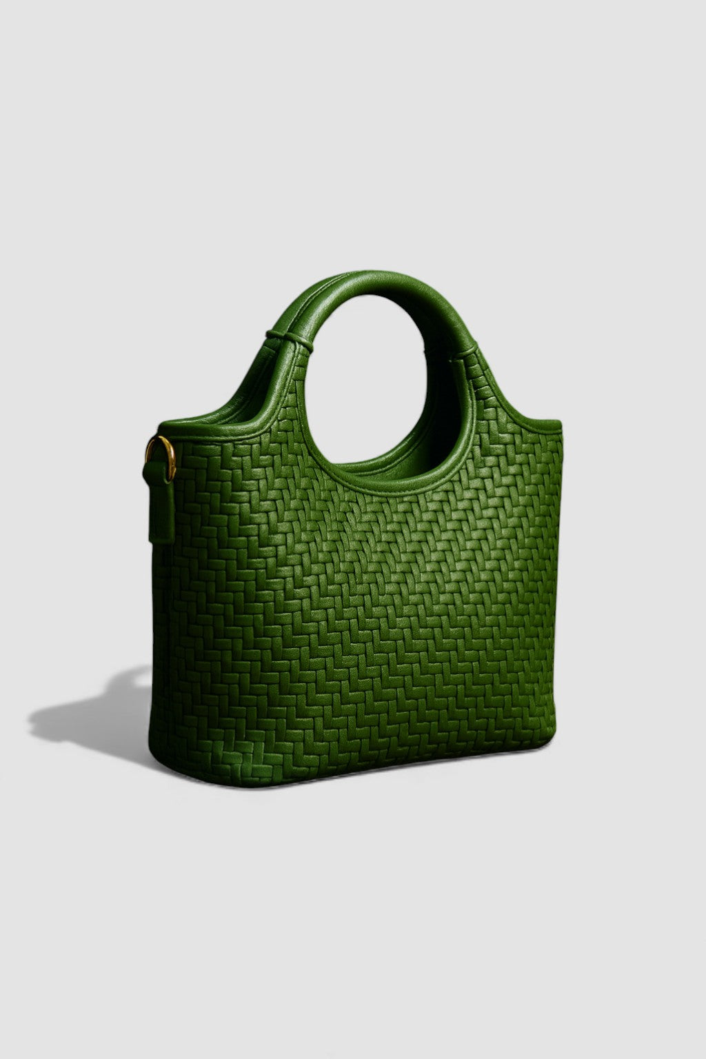 Verdant Weave Handbag