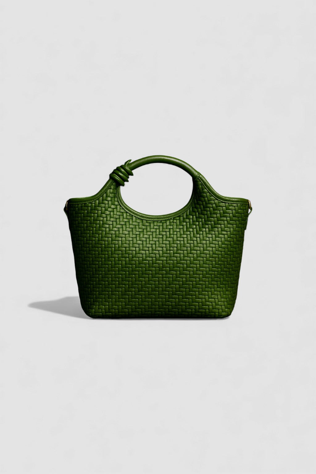 Verdant Weave Handbag