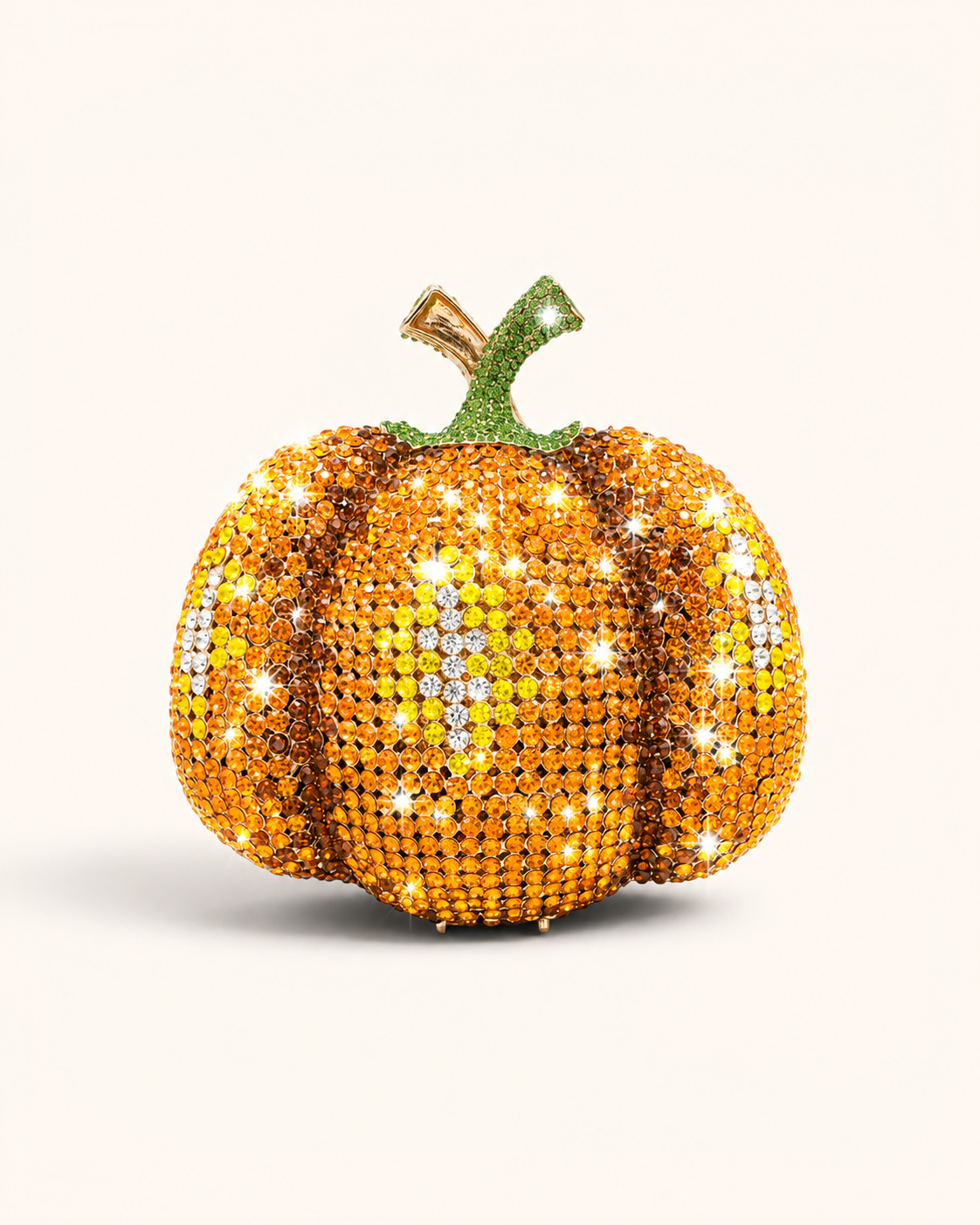 Pumpkin Crystal Clutch