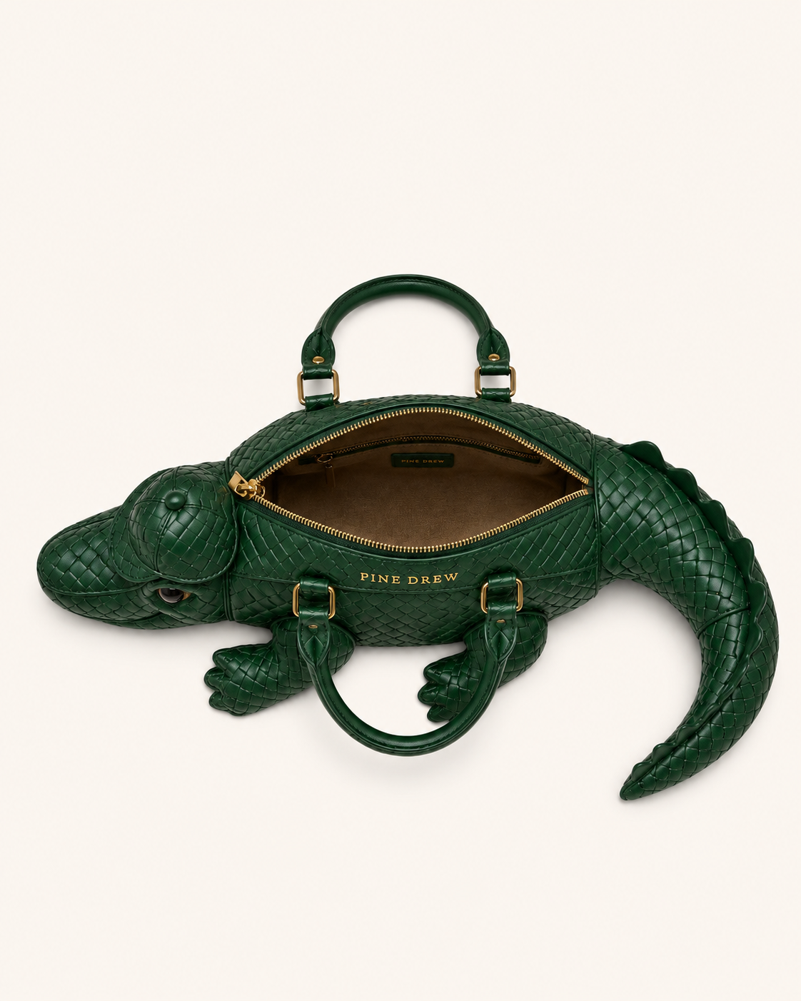 Monsieur Croco in Interwoven Vegan Leather