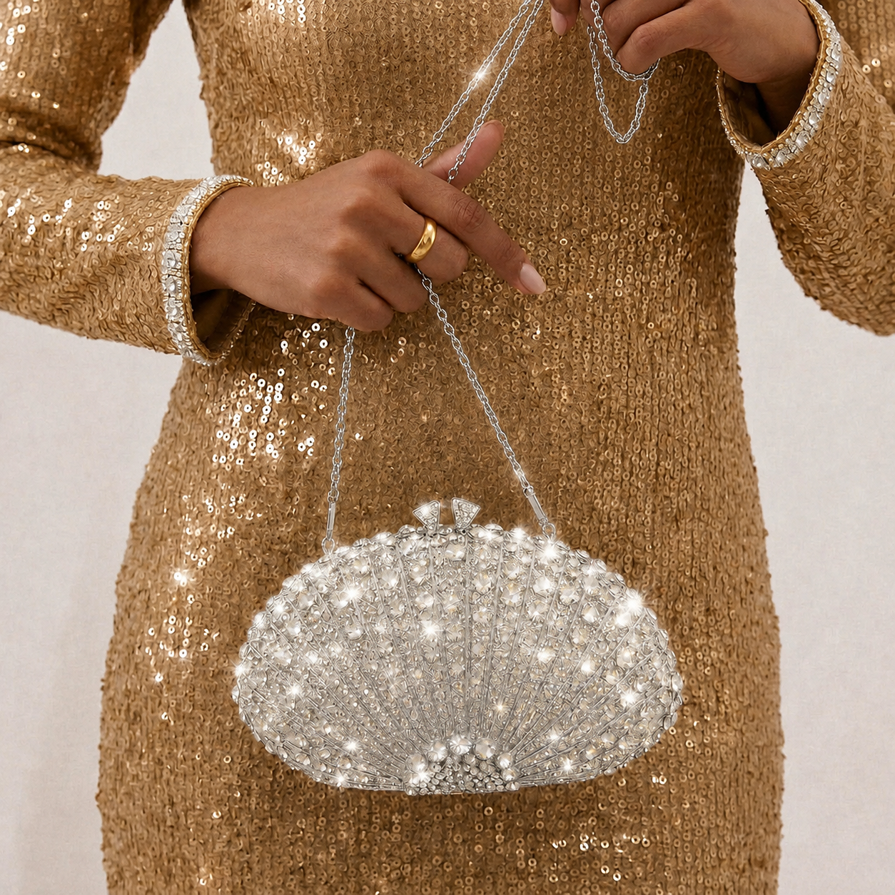 Mélusine Clutch in Vegan Leather
