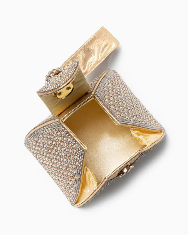 Claire Crystal Pyramid Handbag