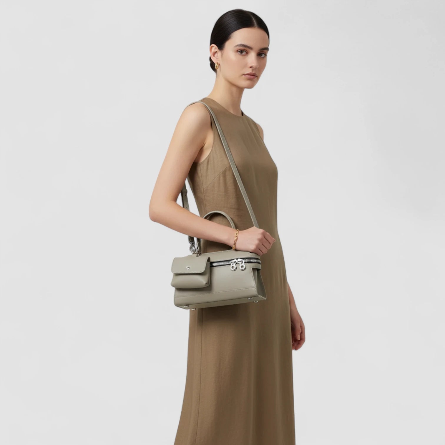 Asteria Utility Satchel in Pure Leather