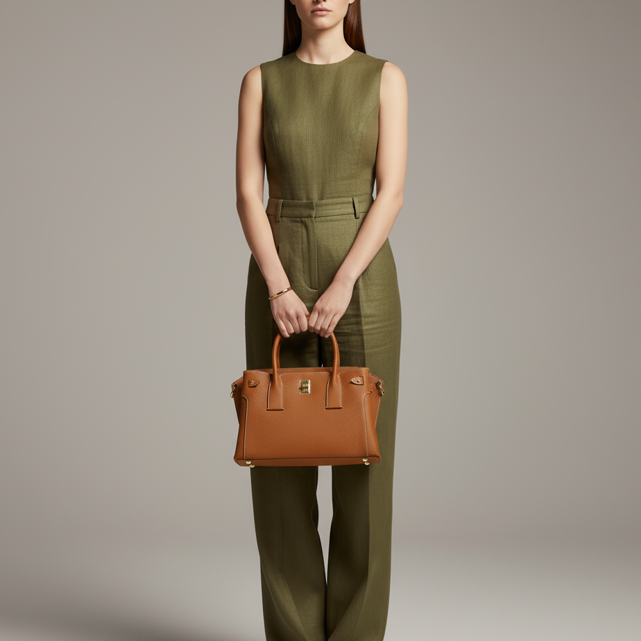 Monica Bag in Pure Leather