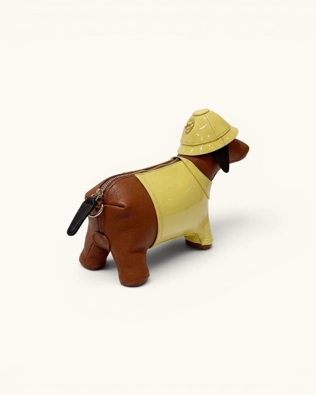 Dachshund Safari Bag in Vegan Leather