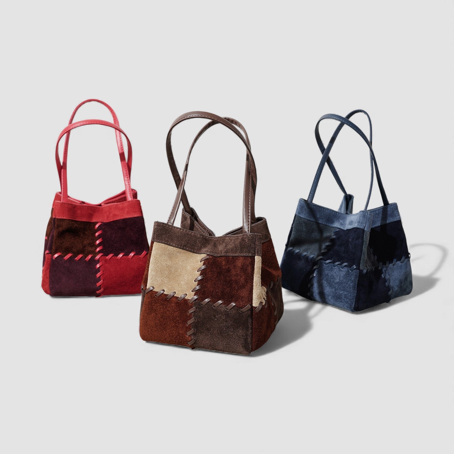 Luna Mosaic Leather Handbag