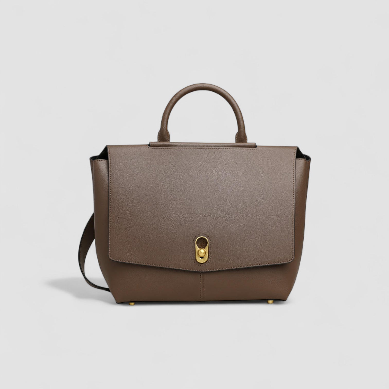 The Marlowe Top Handle in Pure Leather