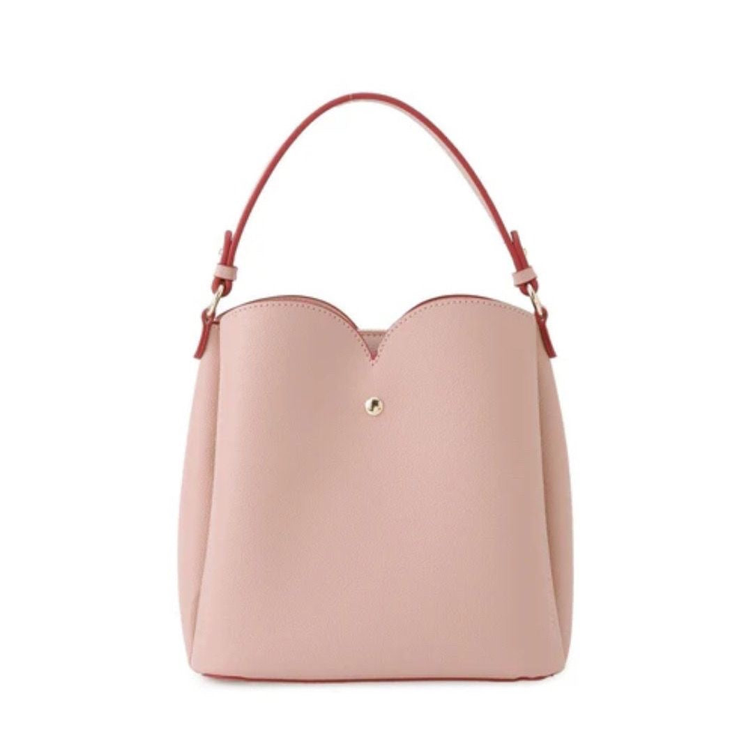 Heartstring Bucket Bag in Vegan Leather