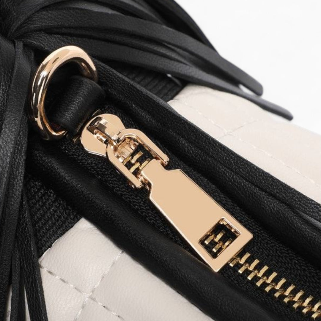 Fringe Pup Couture Bag in Vegan Leather