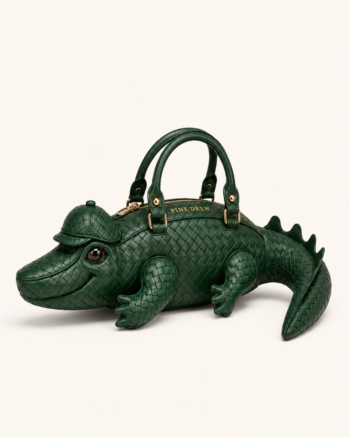 Monsieur Croco in Interwoven Vegan Leather