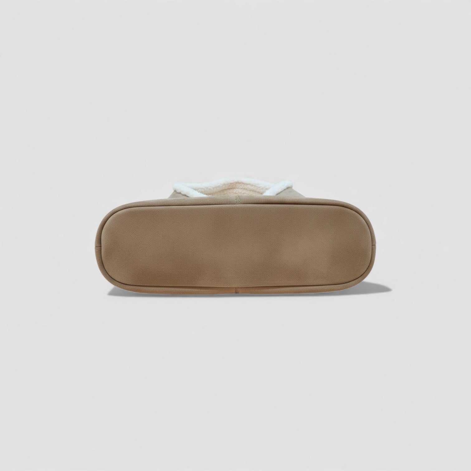 Solace Shearling Tote in Pure Leather