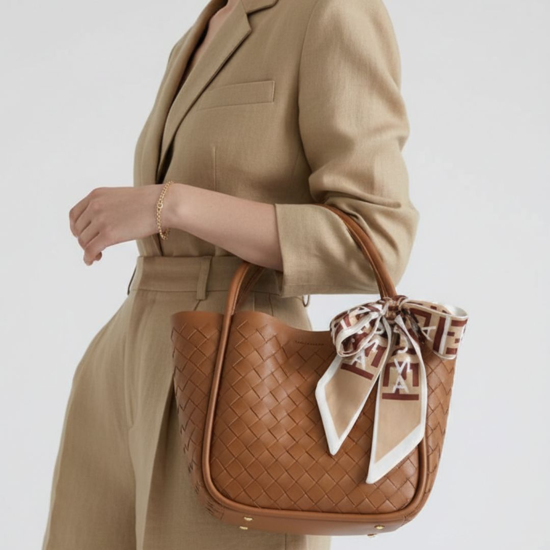 Le Petite Shopper Bag in Pure Leather