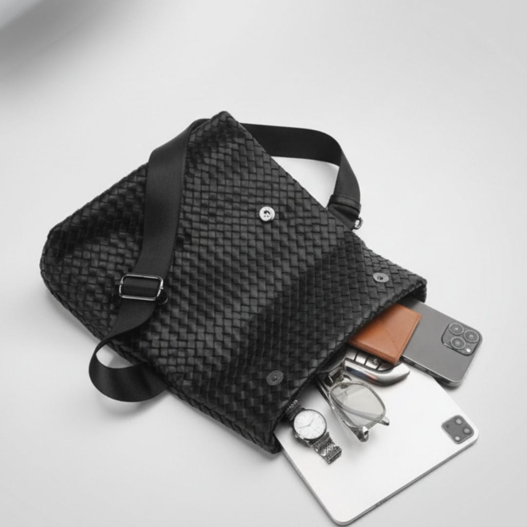 Ravello Foldover Weave Crossbody