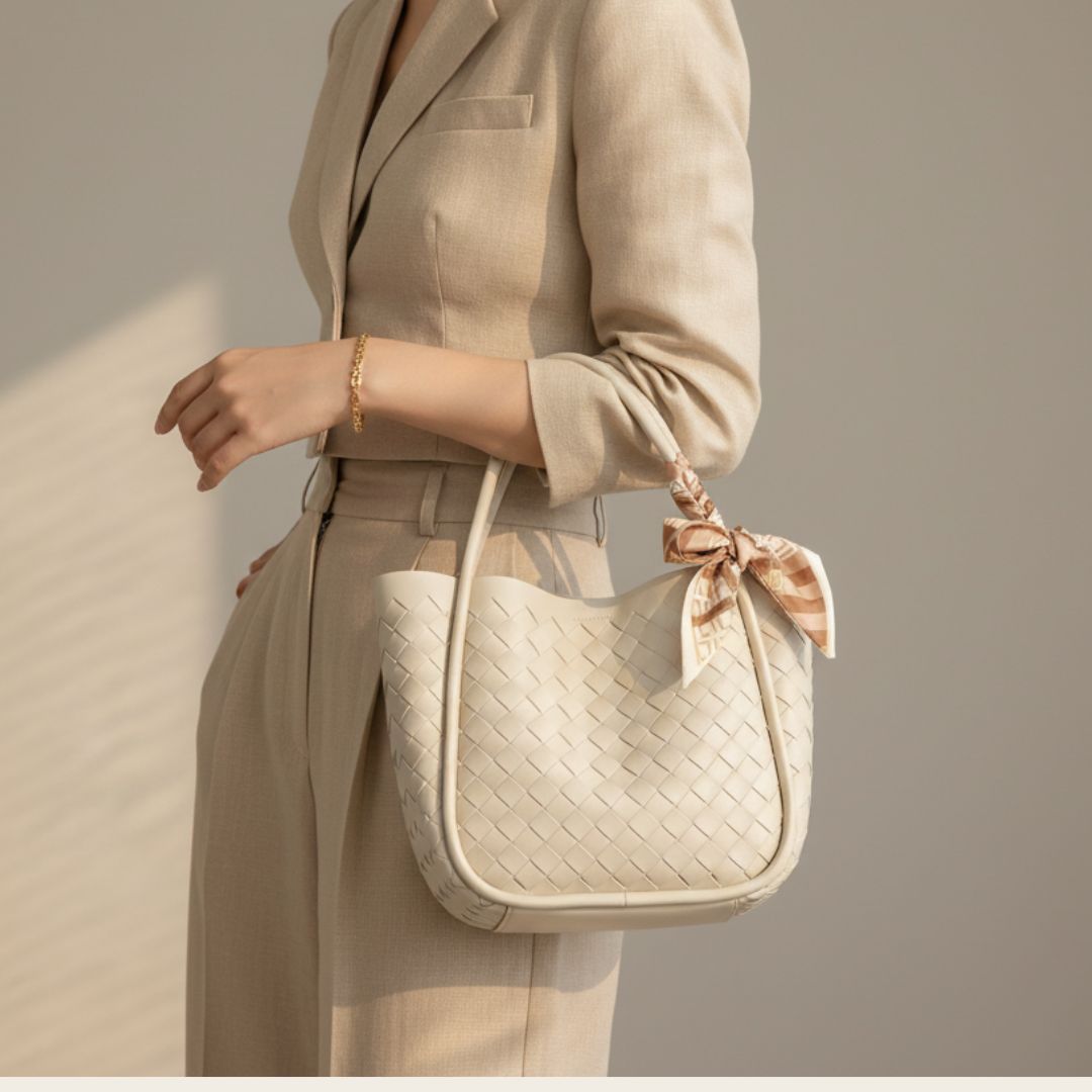 Le Petite Shopper Bag in Pure Leather