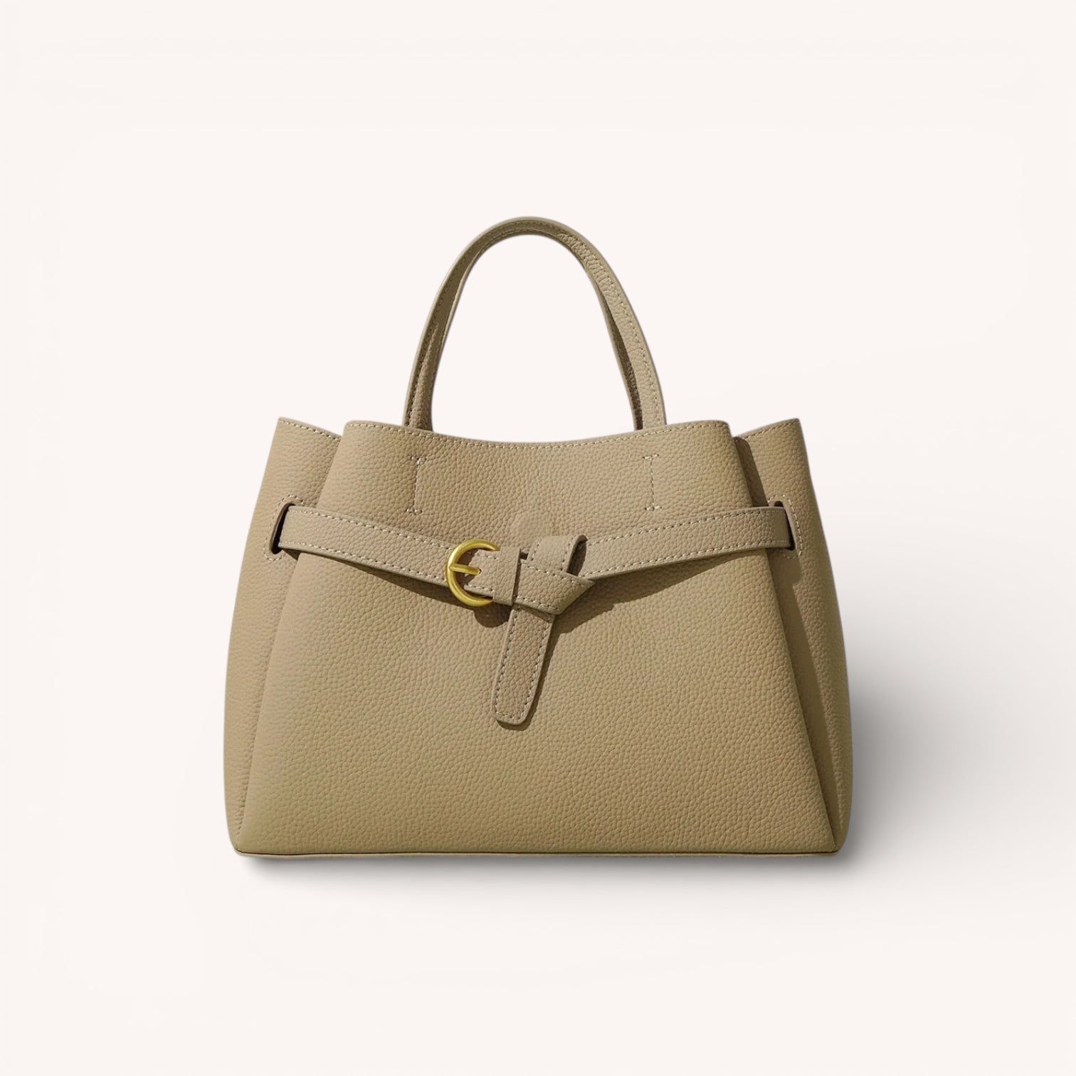 Valen Structured Tote in Pure Leather