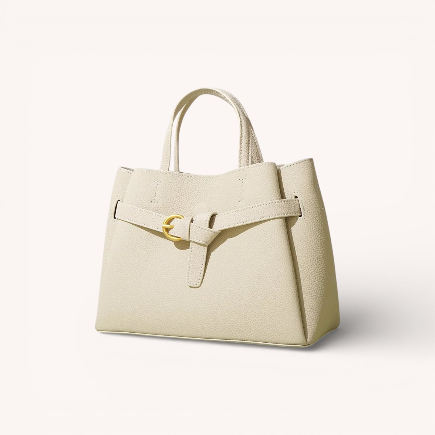 Valen Structured Tote in Pure Leather