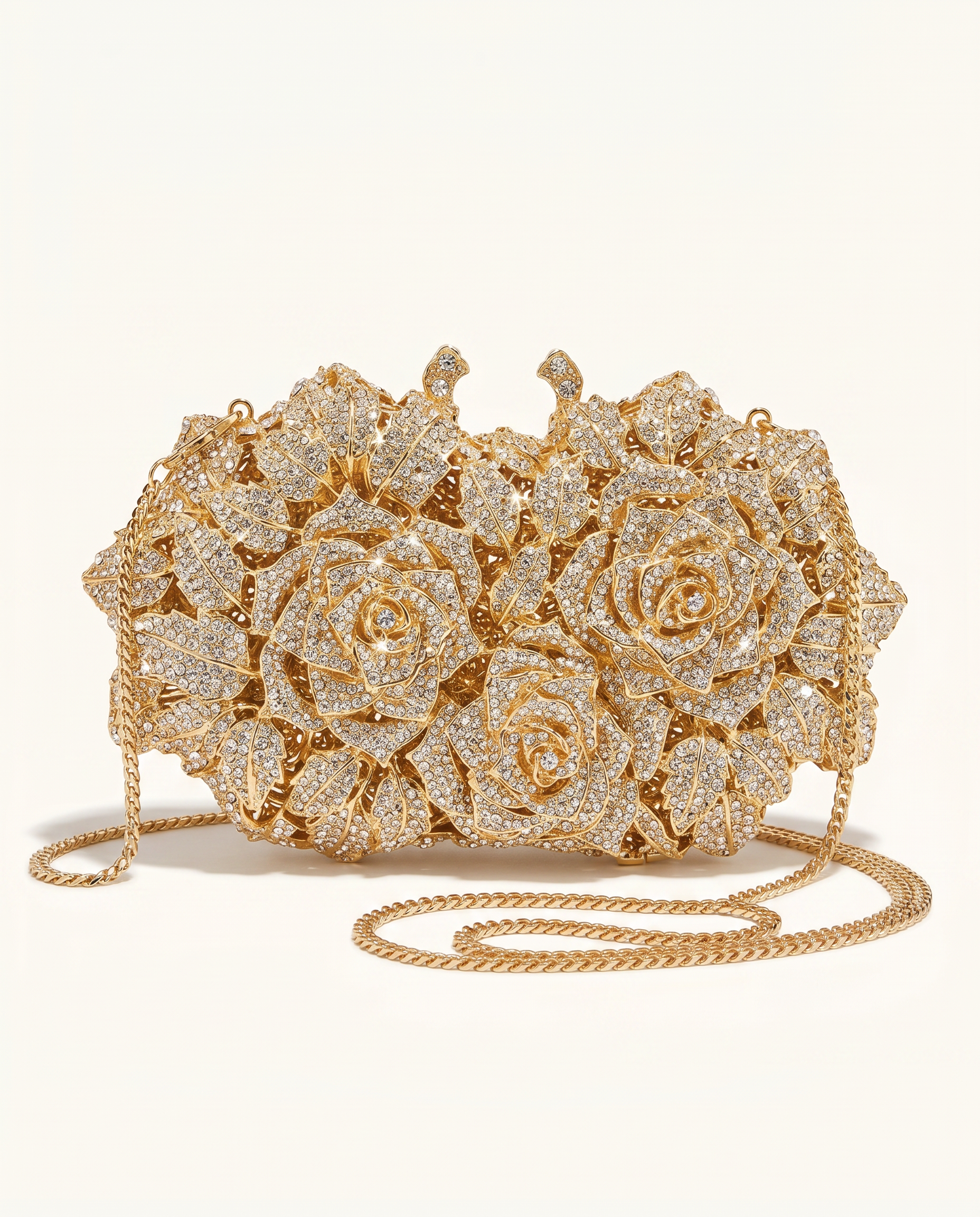 Dianna Diamond Rose Sparkle Clutch
