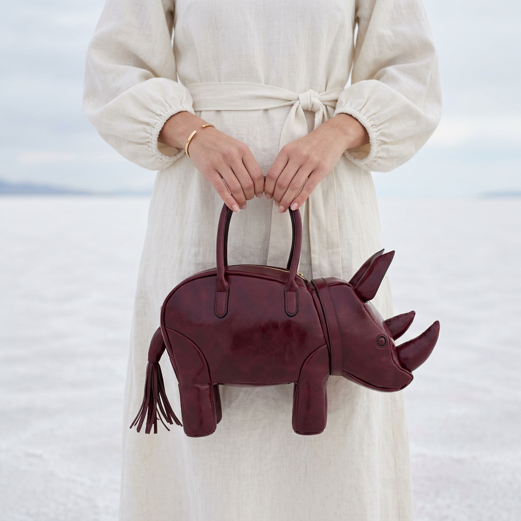 Rocco Rhino Bag in Vegan leather