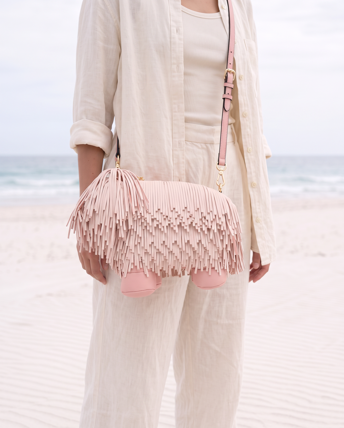 Fringe Pup Couture Bag