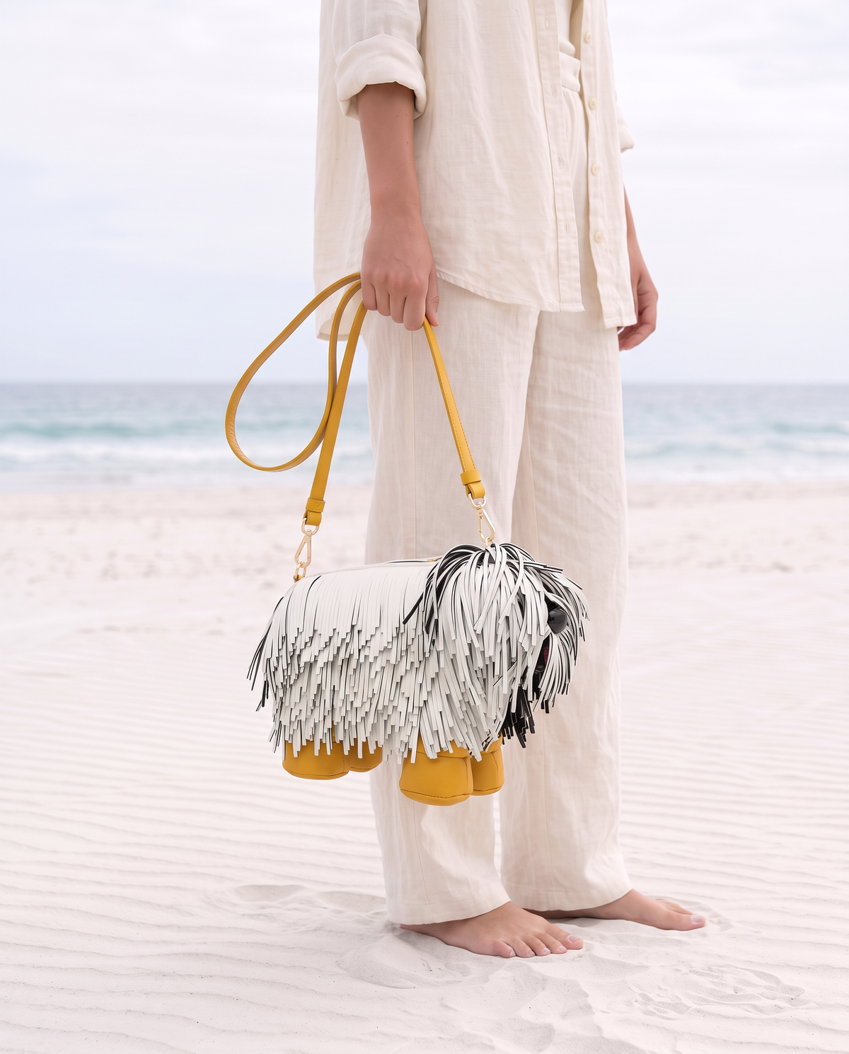 Fringe Pup Couture Bag