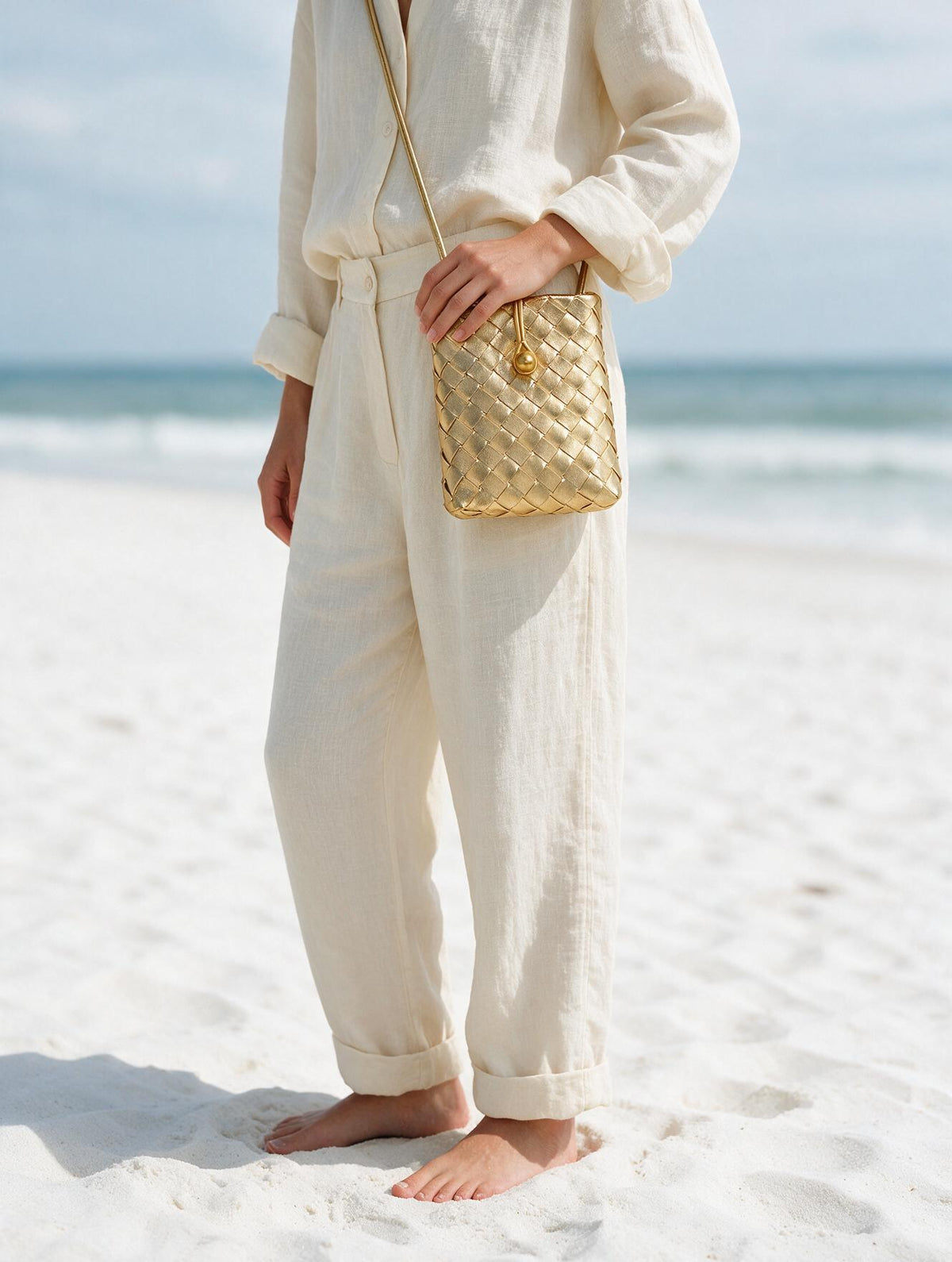 Aurum Mini Vegan Leather Bag