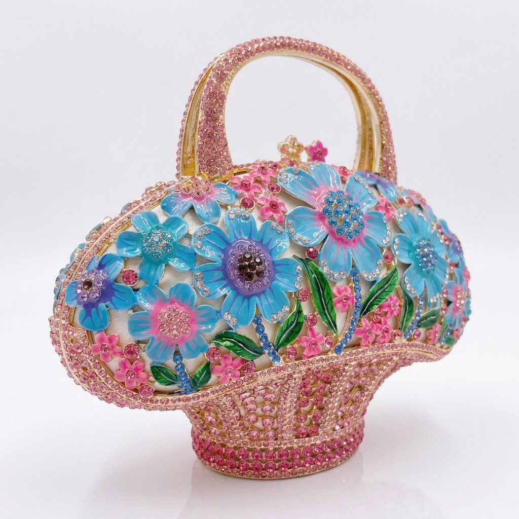 Bluebell Basket Crystal Bag