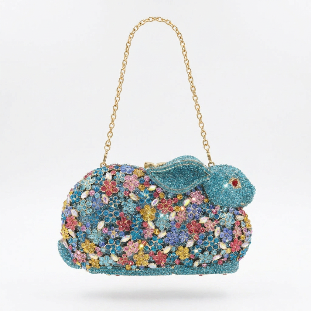 Bunny Crystal Clutch