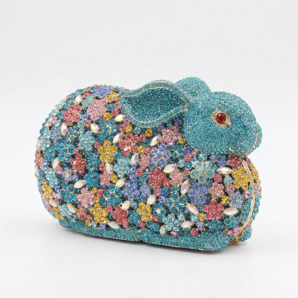 Bunny Crystal Clutch