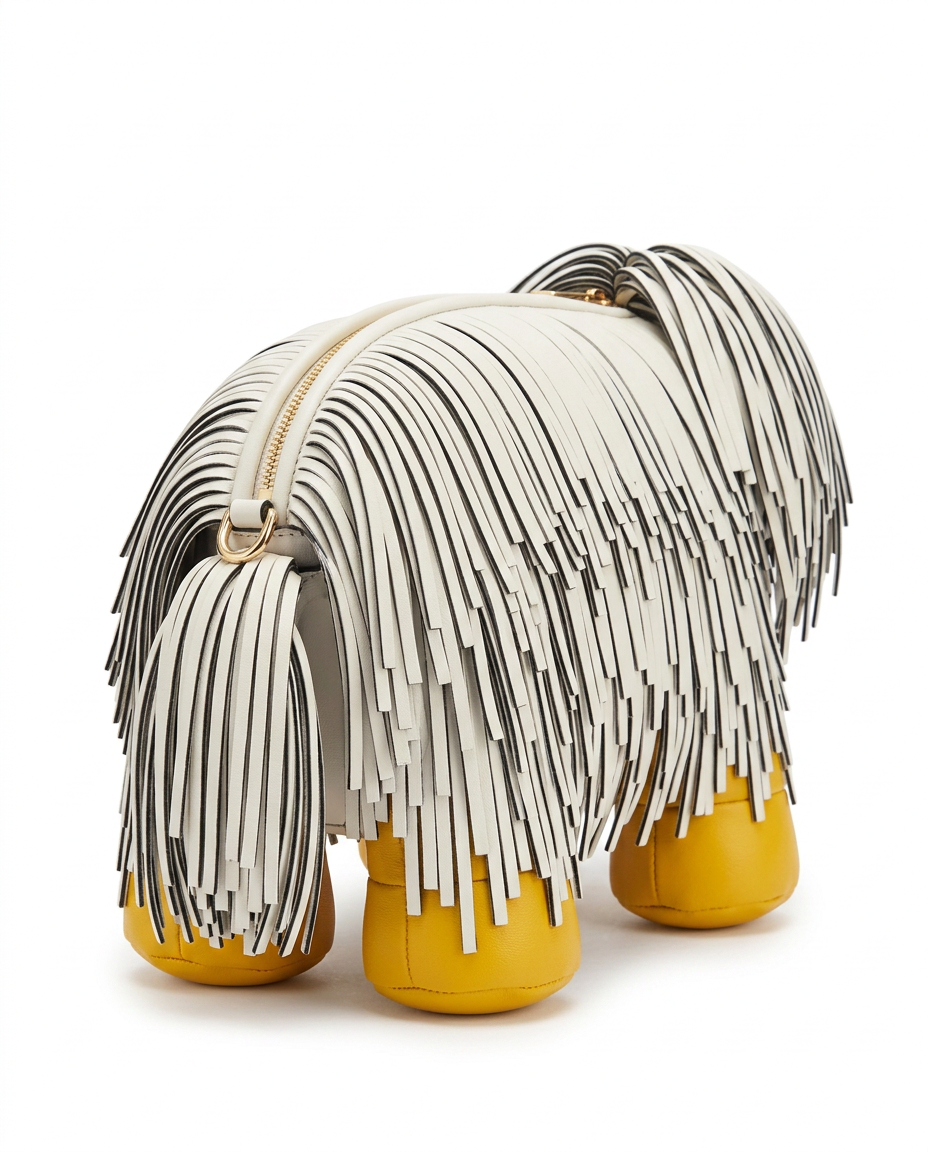 Fringe Pup Couture Bag