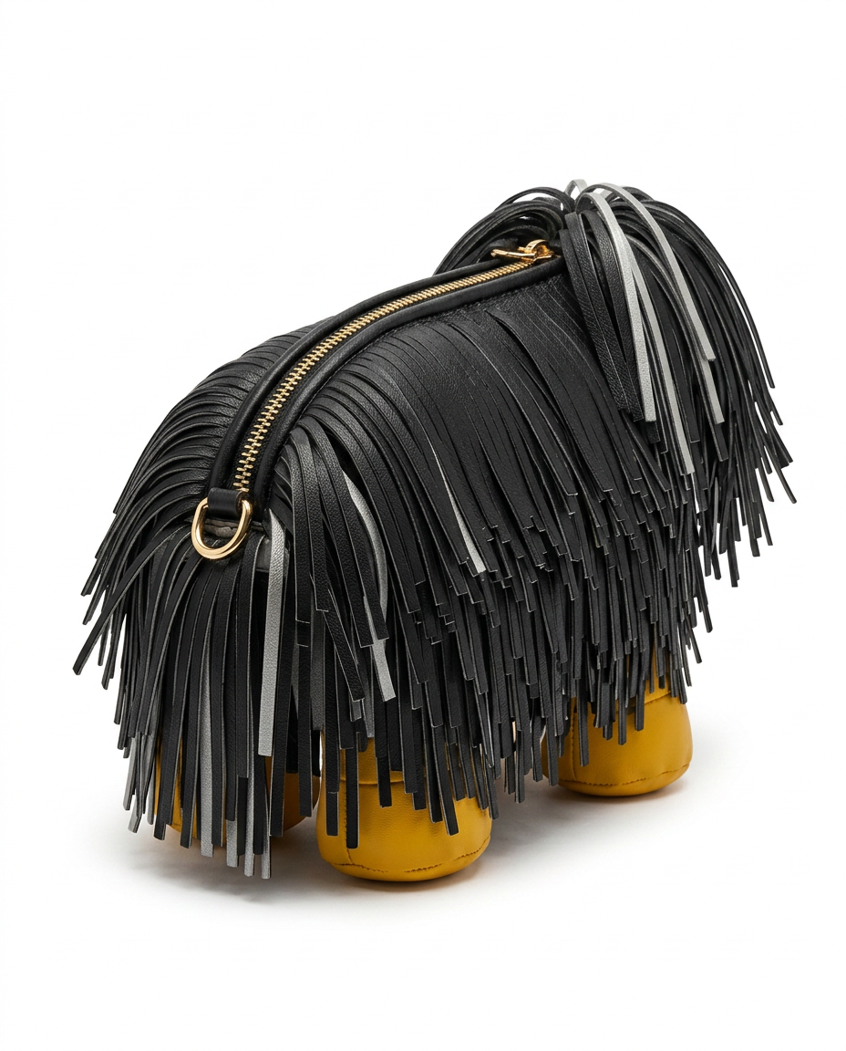 Fringe Pup Couture Bag