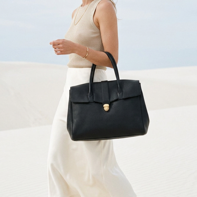 Mathilde Tote in Pure Leather